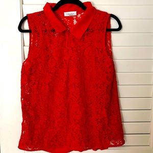 Gorgeous lace sleeveless top